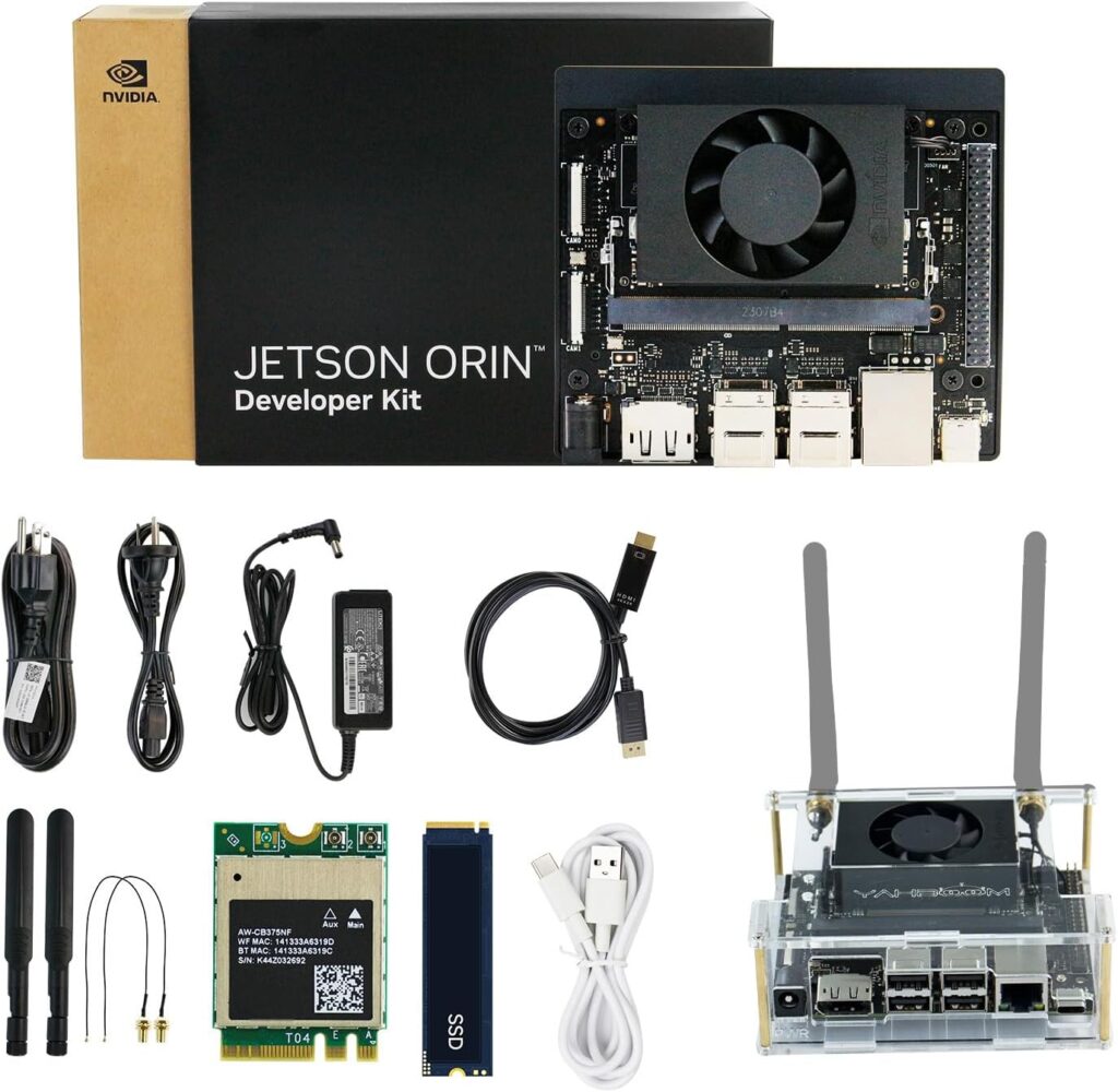 NVIDIA Jetson Orin Nano 8GB RAM Super Board(Official) 67Tops Development Board Kit Ubuntu22.04 Support Upgrade Super (Official Developer Kit)