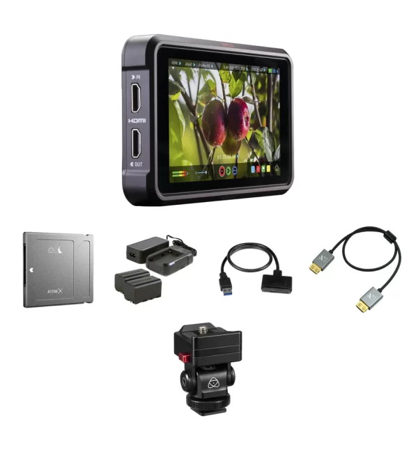 Atomos Ninja V 5" 4K Recording Monitor + 1TB AtomX SSDmini + Kit de Montagem