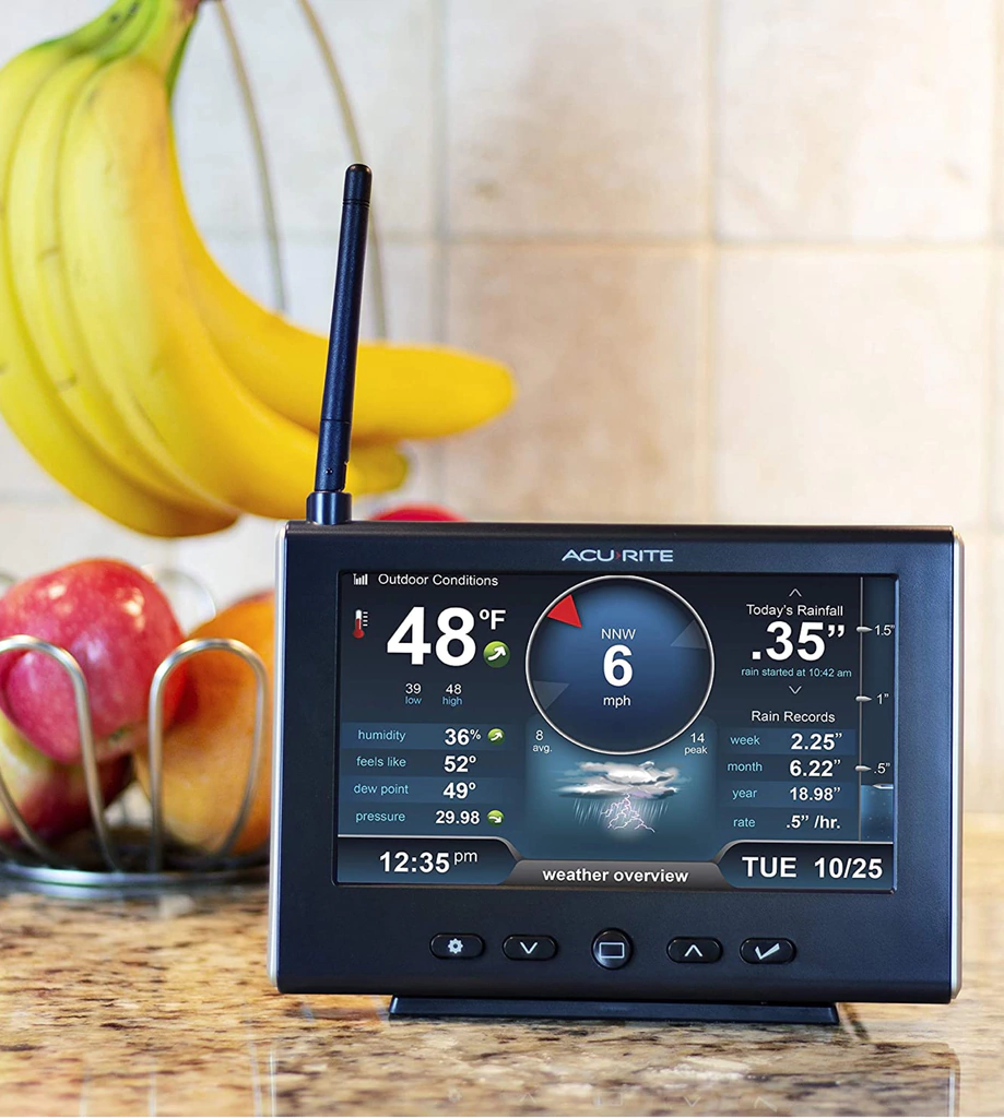 Acurite 5-in-1 Estação Meteorológica Doméstica com Display de Digital Alta Definição WiFi - Imagem 10