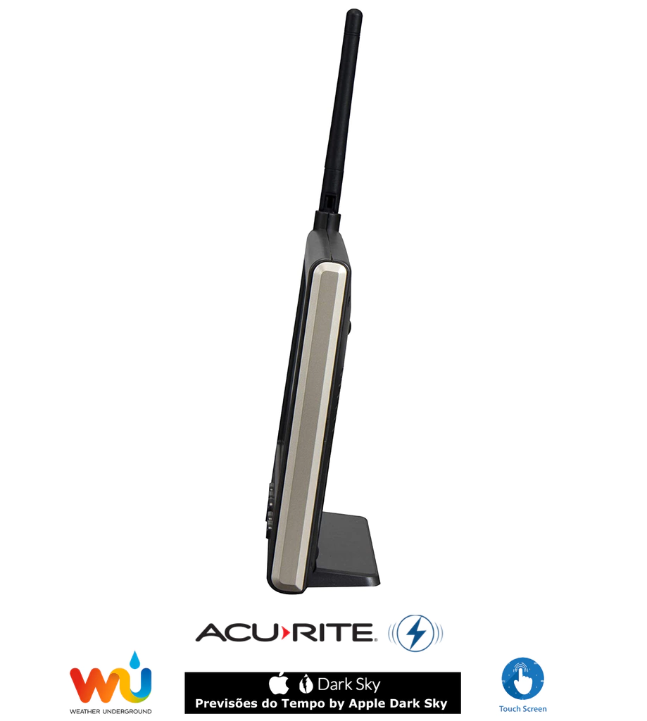 AcuRite 5-in-1 Estação Meteorológica Display Touch Screen de Alta Definição Sensor Raios Previsões by Dark Sky Compatível com Weather Underground WiFi - Imagem 14