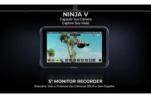 Atomos Ninja V 5" 4K HDMI Recording Monitor + Angelbird AtomX SSDmini 500 GB + Angelbird USB 3.2 Gen 2 Type-C to SATA 6 Gb/s Adapter