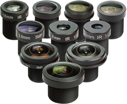 Arducam M12 Lentes Câmeras Raspberry Pi Arduino Kit10 , LK001