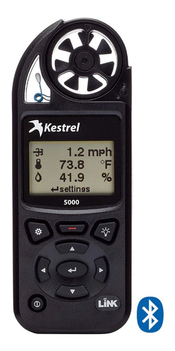 Kestrel 5000 Estação Meteorológica Portátil Bluetooth | Environmental Meter | Laboratório | Pesquisa