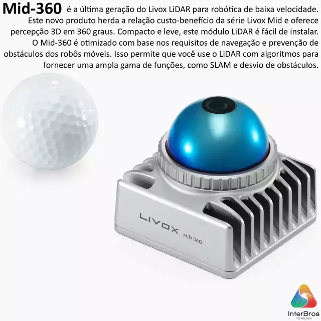 LIVOX TECH MID-360 LiDAR - Imagem 8