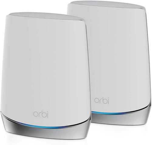 Netgear Orbi RBK752 AX4200 Tri-Band Mesh Wi-fi6 Cobertura de até 465m² | Suporta até 40 Dispositivos | Velocidades de Até 4,2 Gbps