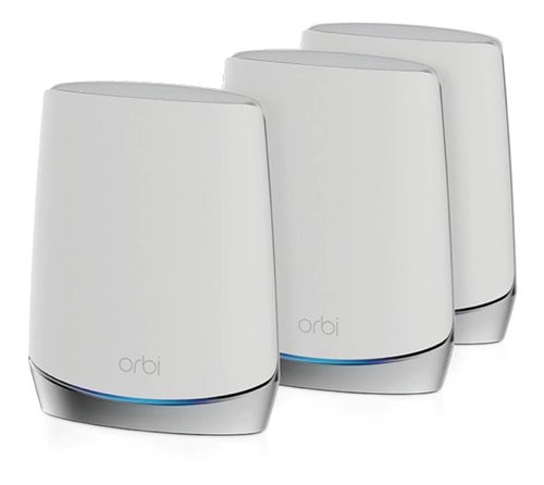 Netgear Orbi RBK753 AX4200 Tri-Band Mesh Wi-fi6 Cobertura de até 700 m² | Suporta até 40 Dispositivos | Velocidades de Até 4,2 Gbps