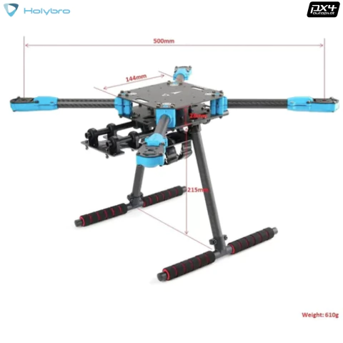 Holybro PX4 Development Kit X500 v2 Kit , Pixhawk 6X , GPS M10 , 30199X - Imagem 4