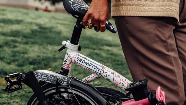 Brompton X Shantell Martin P Line 4-Speed Folding Bike