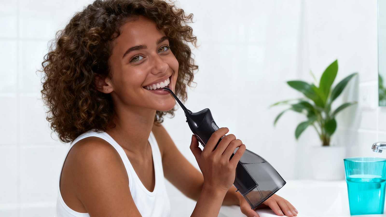 COSLUS Power Dental Flossers Electric Flosser - Imagem 2