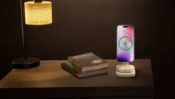 mophie 2-in-1 Wireless Charging Stand for iPhone & AirPods