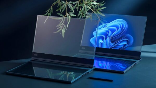 Lenovo Project Crystal Transparent Display Laptop