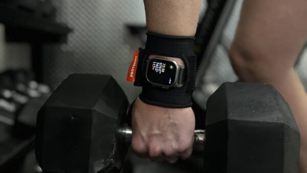 Protecht Wrist Wraps For Lifting With Smartwatch
