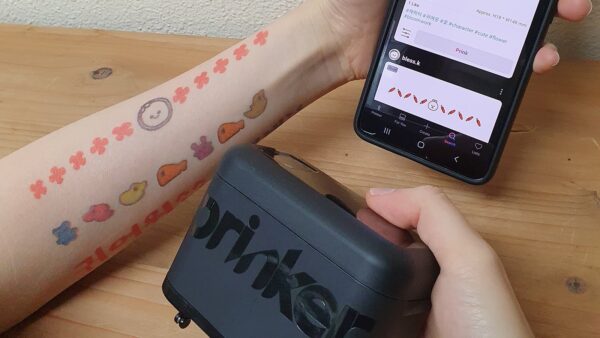 Prinker M Portable Temporary Tattoo Device Creates Water Resistant But Washable Designs
