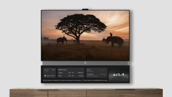 Telly Dual Screen 55inch 4k Hdr Smart Tv Ai Integrated Second Smart Screen